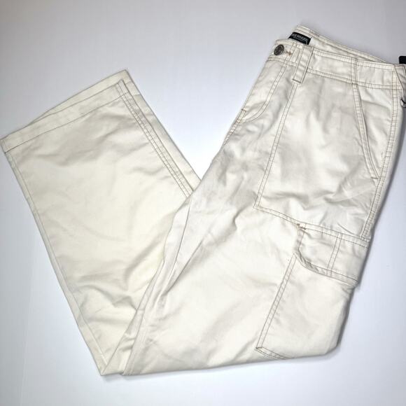 True Religion Military SN Cargo Pants Size 29 Winter White MSRP $139 NWT Womens - Picture 2 of 10
